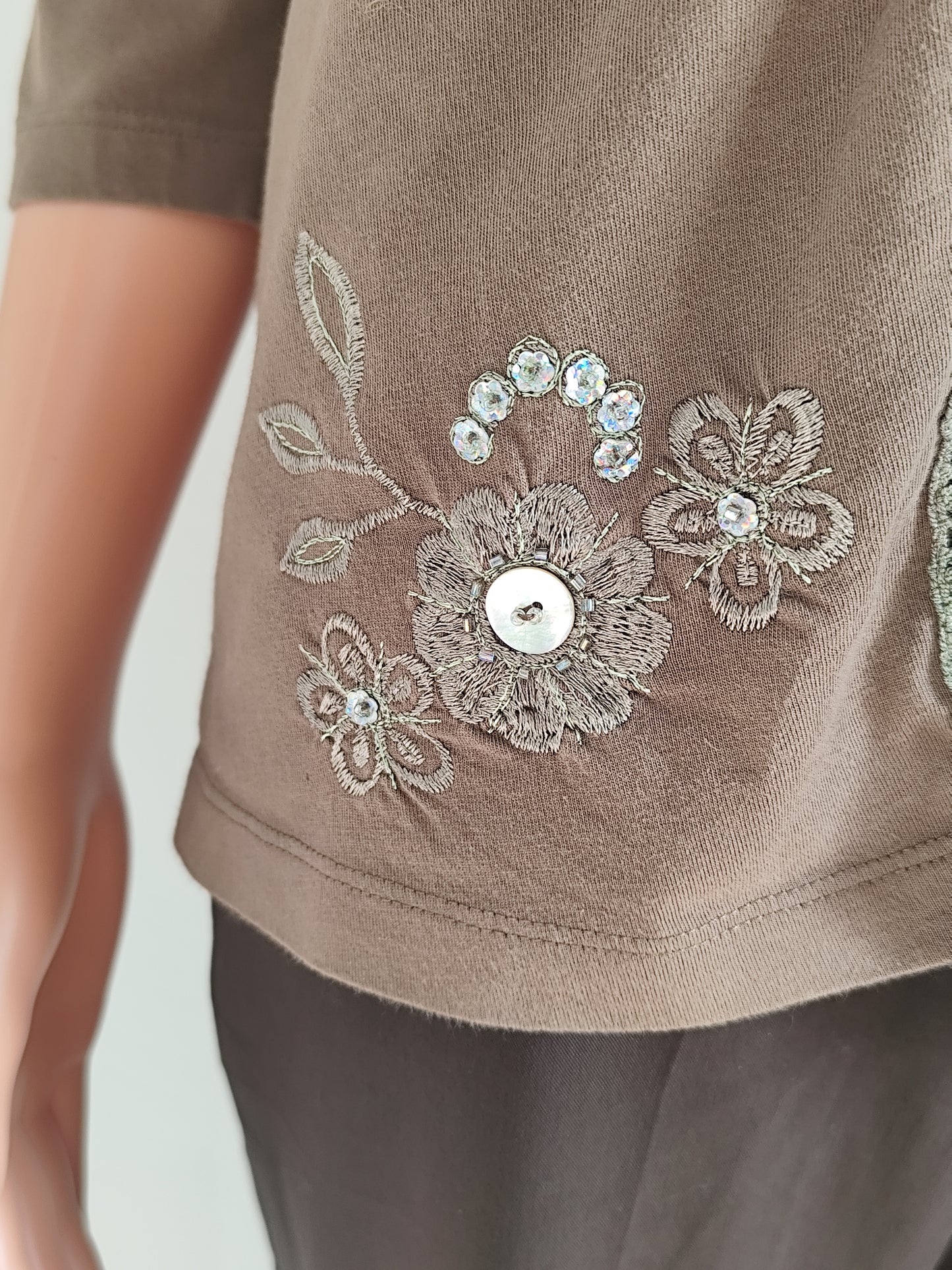 Veste CELAYA brodée et perlée – Élégance et raffinement - Taille 38/40