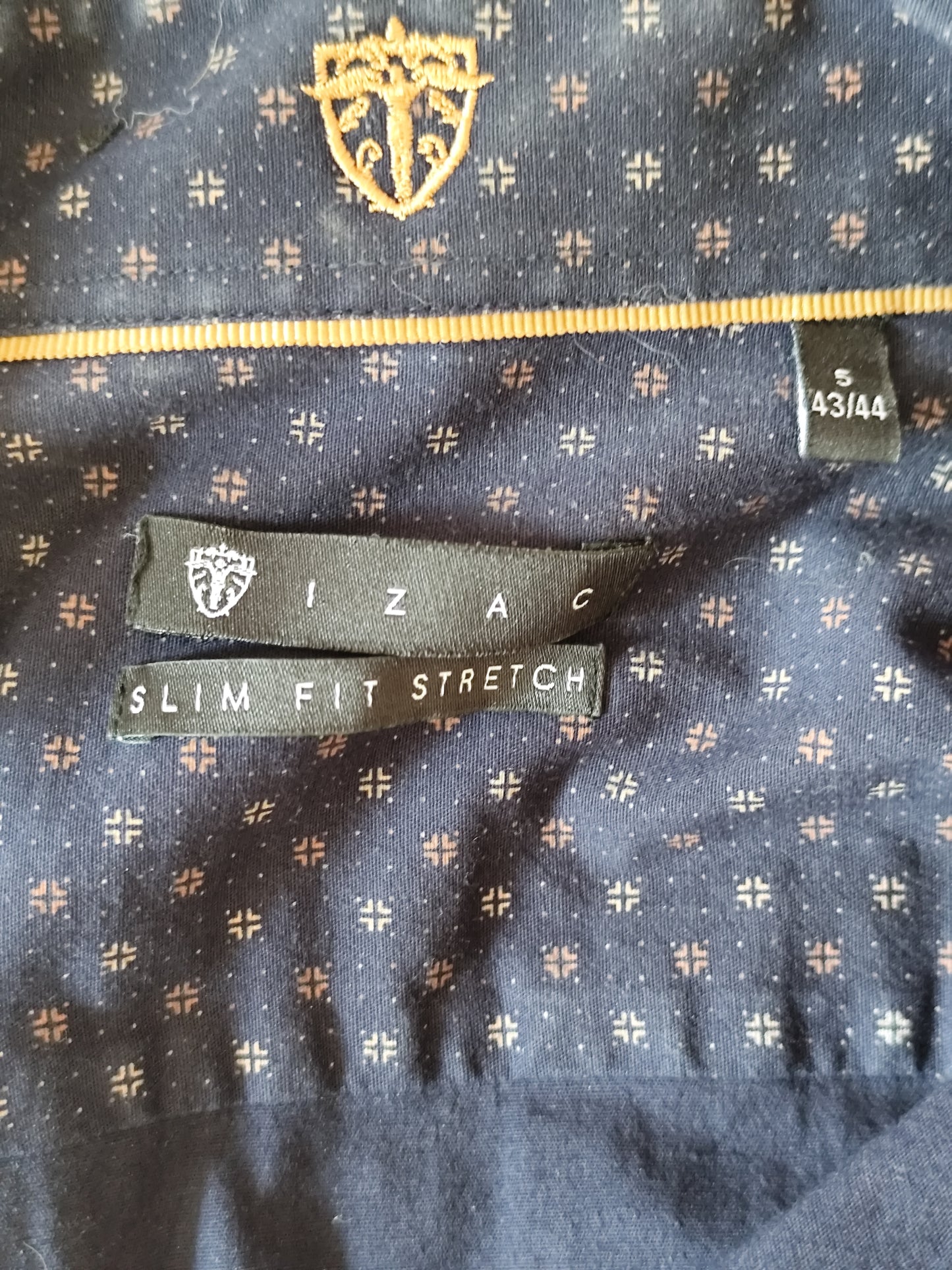 Chemise IZAC homme slim fit stretch – T. 43/44 (XL)