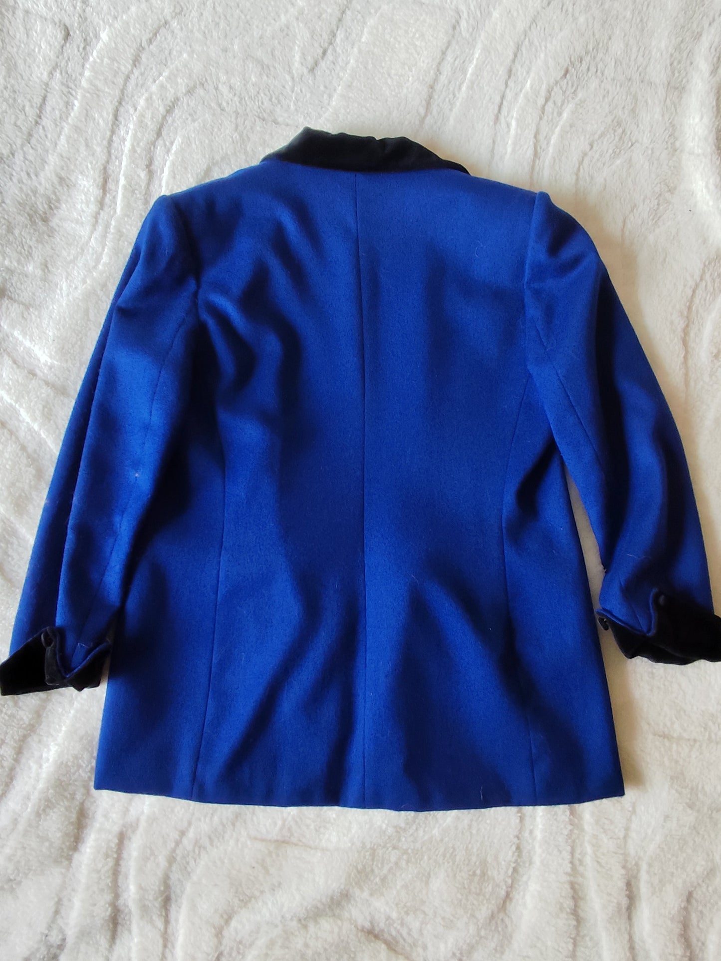Veste blazer 1.2.3 Paris – pure laine vierge – col velours - Taille 40