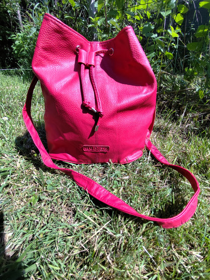 Sac seau Rodier rose framboise – 30x27x18 cm