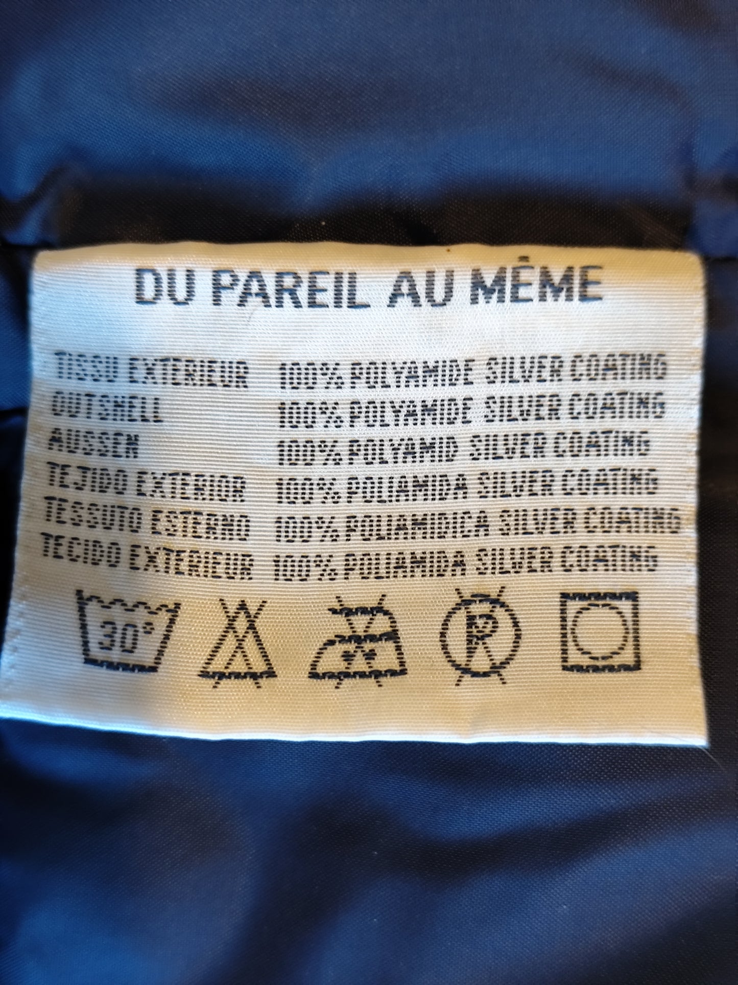 Doudoune longue bleu marine – Du Pareil Au Même - Taille 36/38