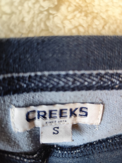 Sweat fin oversize Creeks – Bleu – Taille S