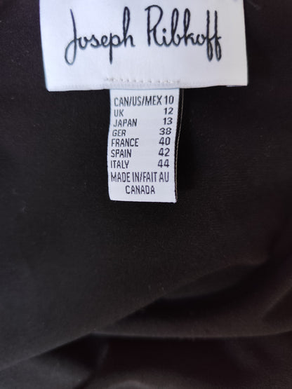 Top noir épaules dénudées manches dentelle – Joseph Ribkoff – taille 40