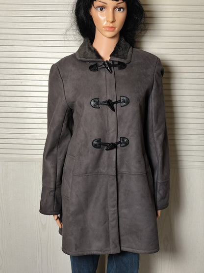 Manteau gris à brandebourgs – DPM by Depech Mod – Taille 42