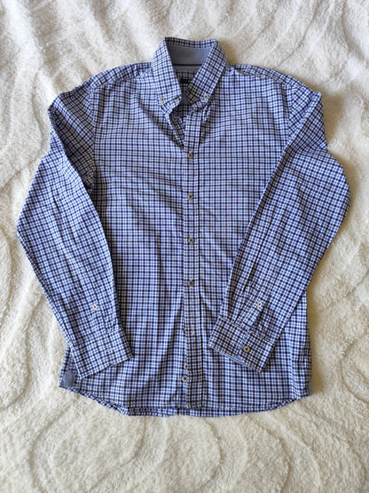 Chemise à carreaux bleu/blanc Celio – Taille S