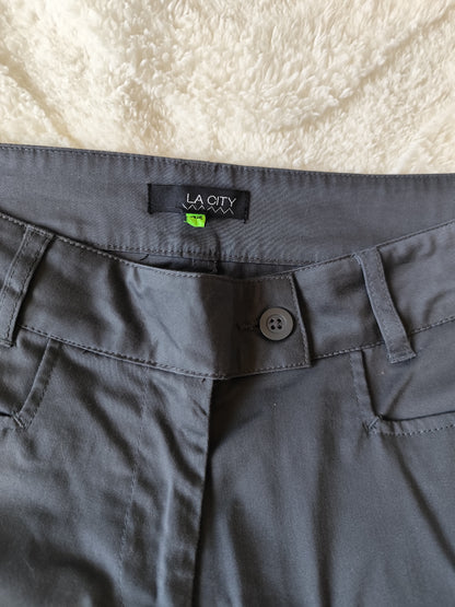 Pantalon La City – Gris Foncé – Taille 42 – Élégance Citadine & Confort