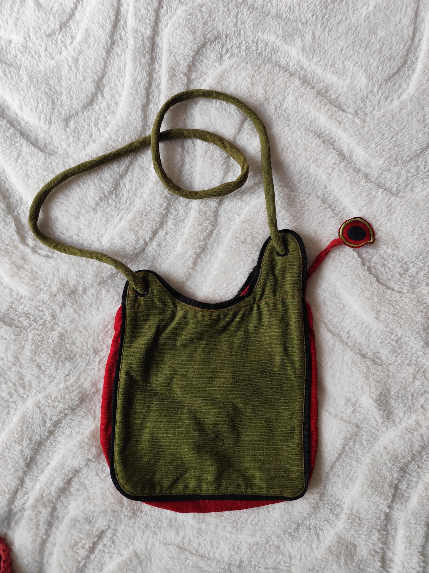 Sac Coline multicolore – coton doublé – style ethnique