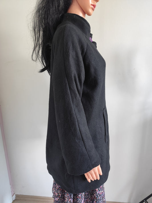 Veste légère mi-saison noire doublée – taille 38 à 42