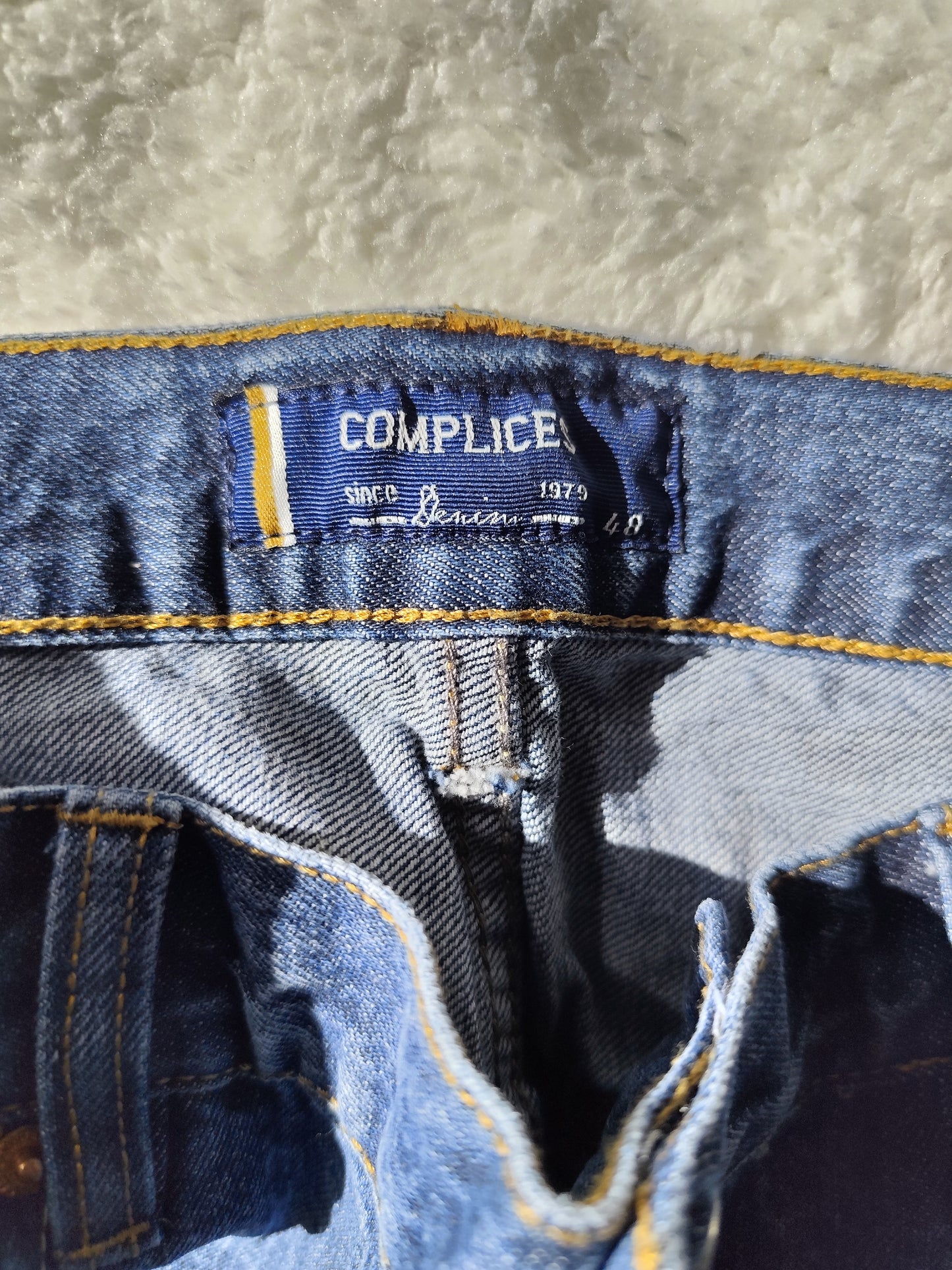 Jean Homme Vintage Complices – Coupe Droite – Bleu Authentique - Taille 48