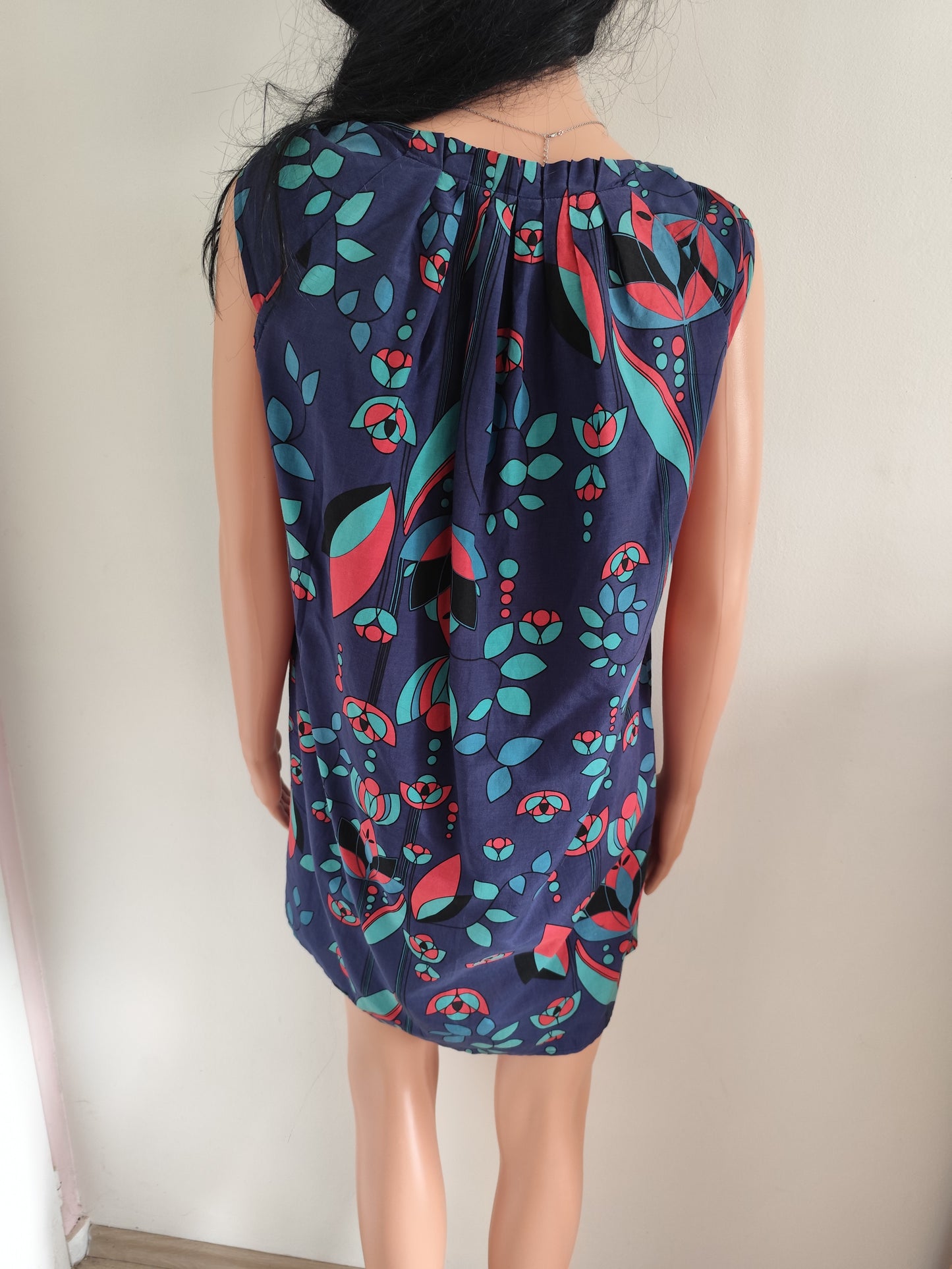 Robe boule La Fée Maraboutée – coton & soie – T.38/40