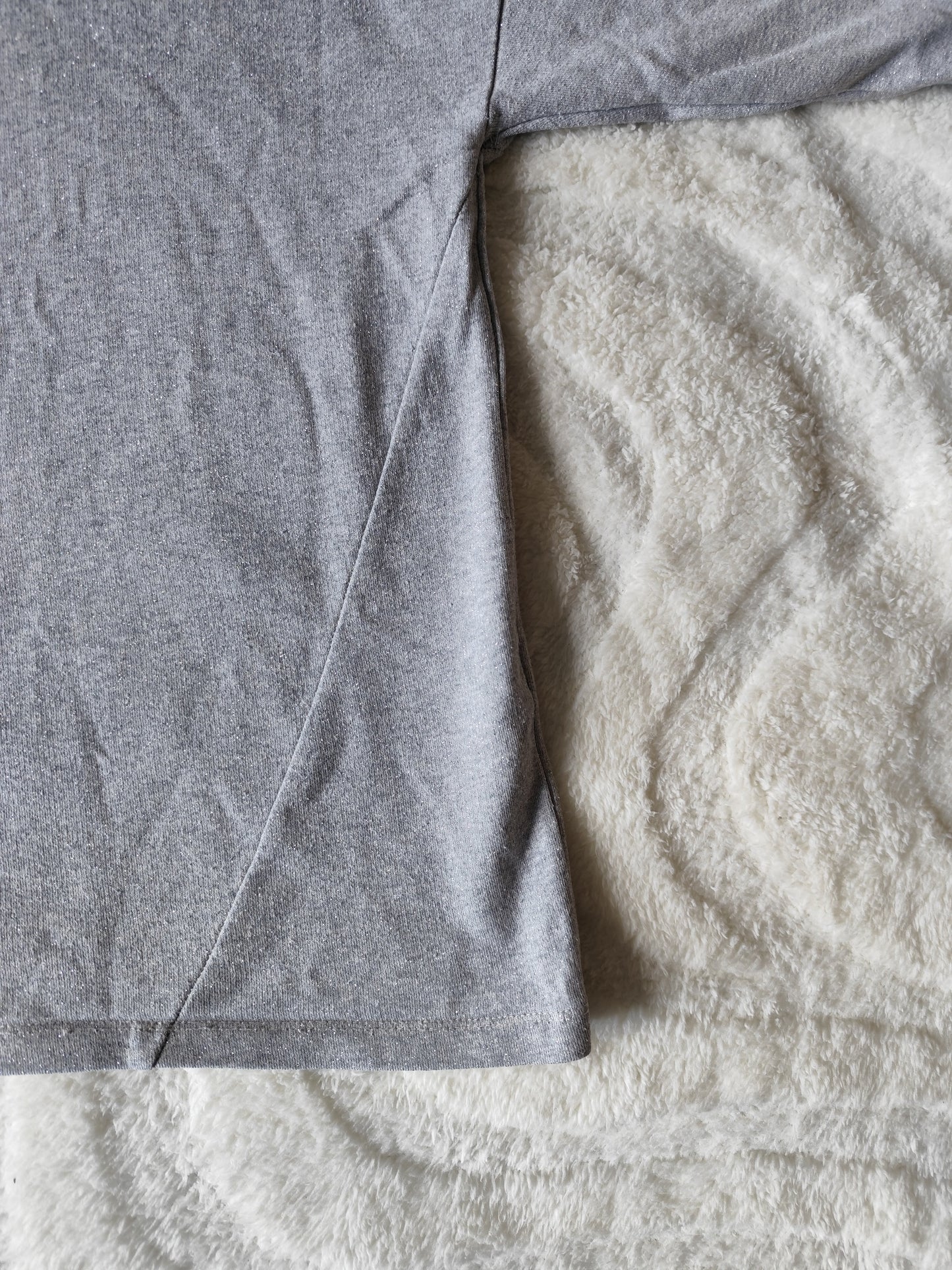 T-shirt gris pailleté – Balsamik T. 54/56