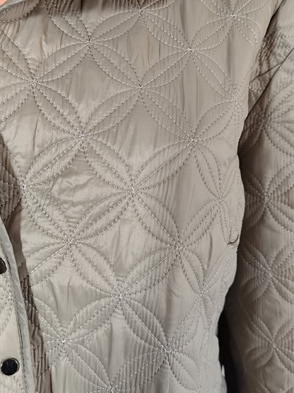 Veste matelassée surpiquée La Maison du Jersey beige taupe - Taille  48