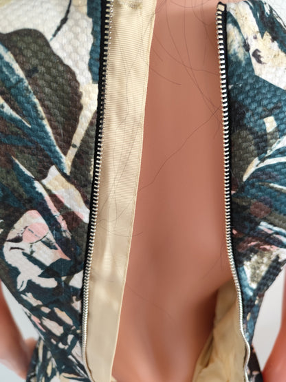 🖤 Robe imprimée fleuri H&M structurée - Taille 36/38