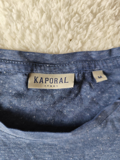 T-shirt bleu effet jean Kaporal - Taille M