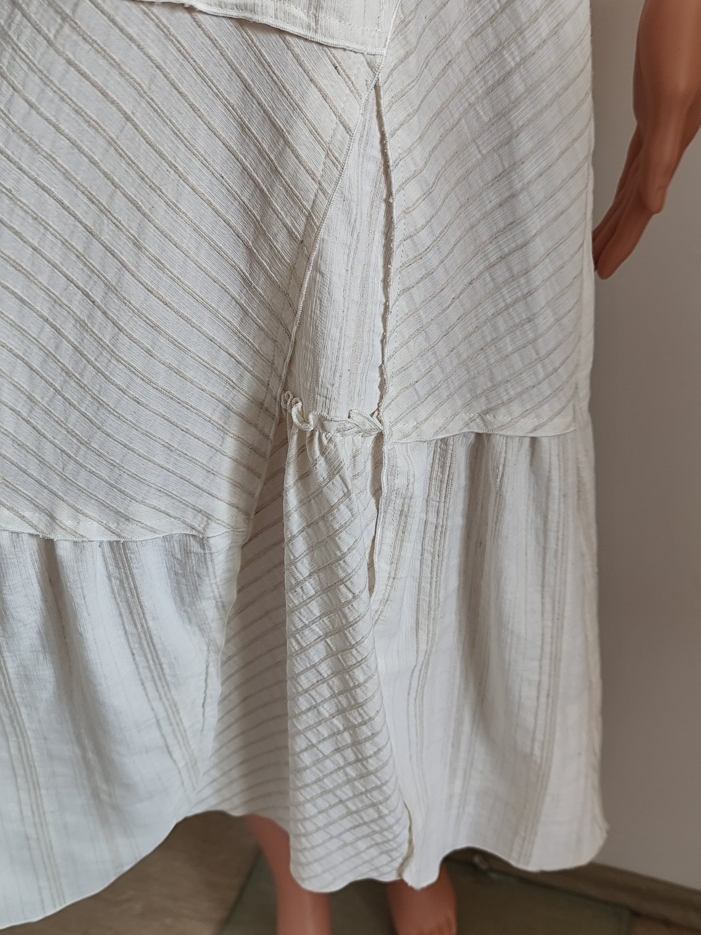 Robe longue en coton et lin – Armand Thiery Affinités – Taille 42