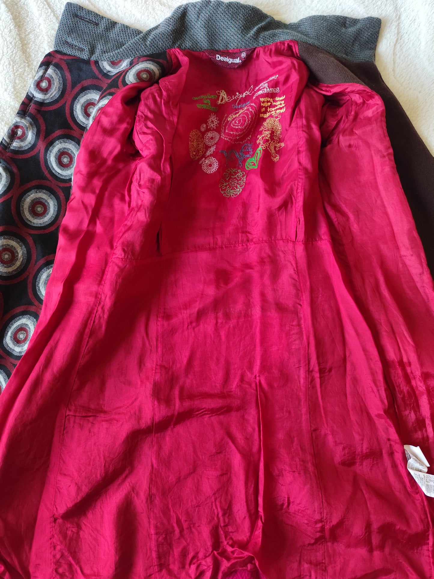 Manteau Desigual patchwork – T. 40 (convient 36/38)