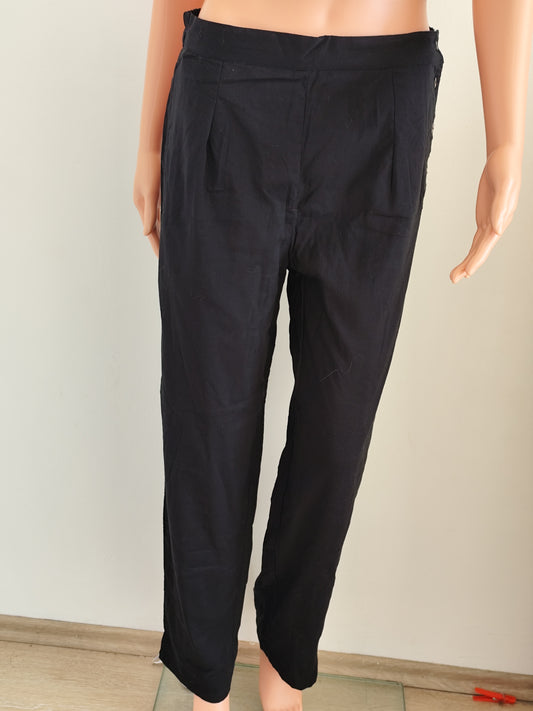 Pantalon noir fluide Chadia – Taille 38/40