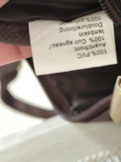 Sac bandoulière marron chocolat – Ted Lapidus