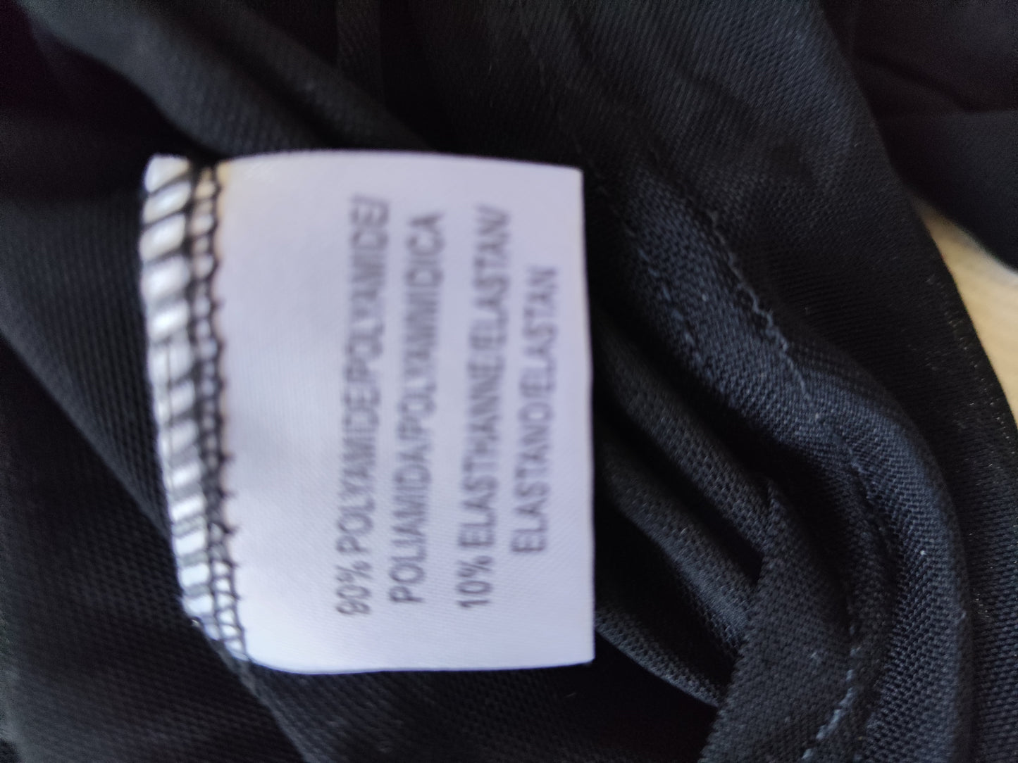 Top transparent noir à col montant Diego Reiga – T.38