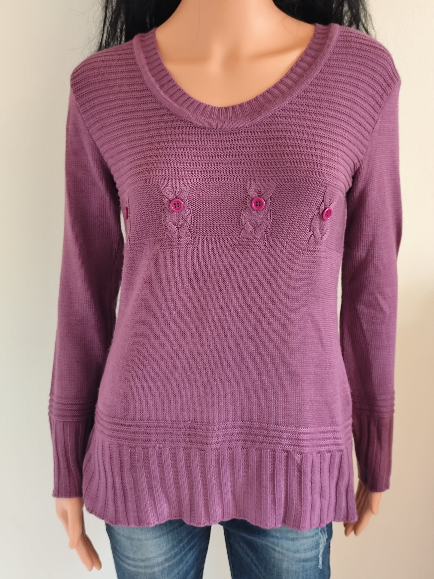 Pull mauve - Daxon - Taille 38/40