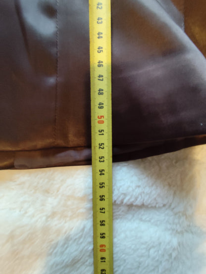 Veste blazer marron satiné Baraci – Taille 40/42