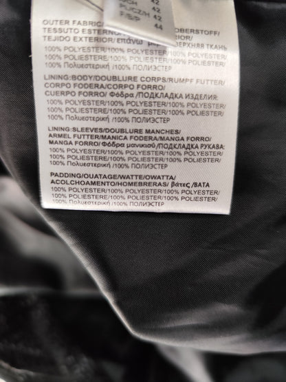 Doudoune imprimée noir & gris – Fashion Concept – Taille 42