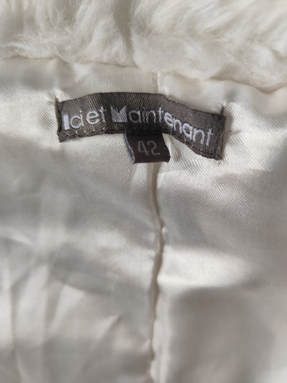 Veste fausse fourrure blanche Ici et Maintenant – T. 38