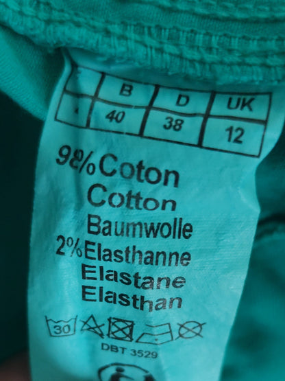 Veste Coton Vert Afibel – Casual & Élégante - Taile 38/40