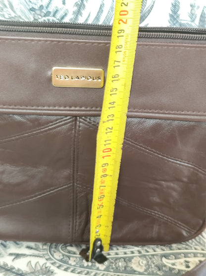 Sac bandoulière marron chocolat – Ted Lapidus