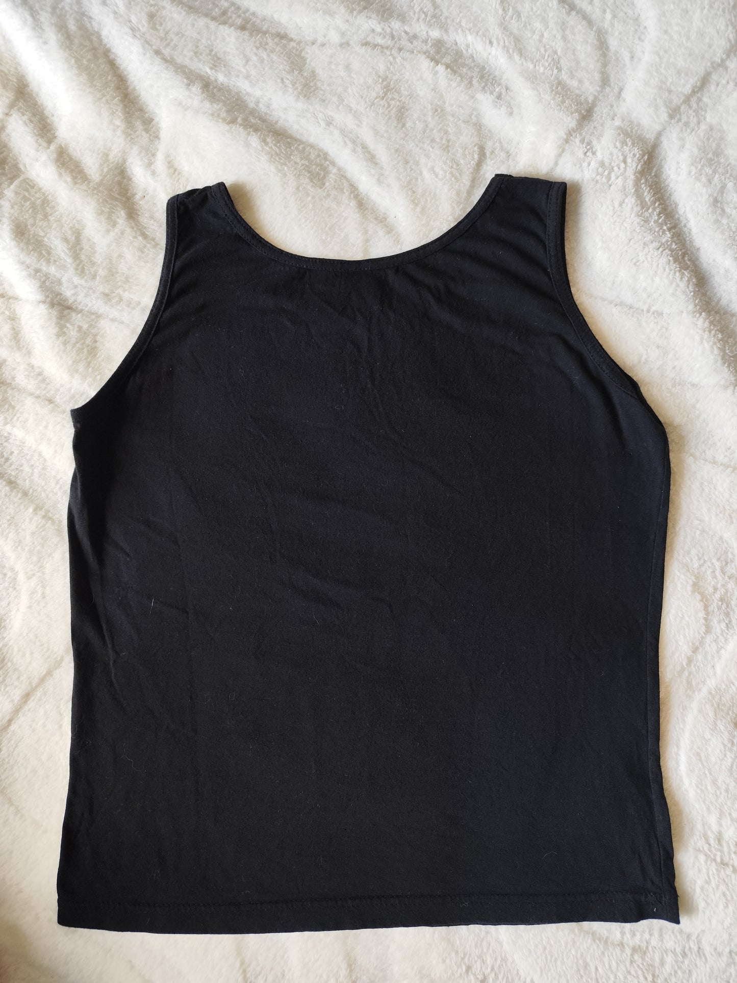 Débardeur noir imprimé Matala – Taille M/38