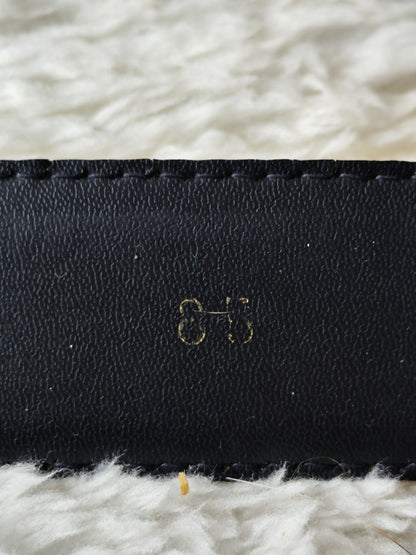 Ceinture jaune moutarde Chipie – vintage  Y2k - 85 cm