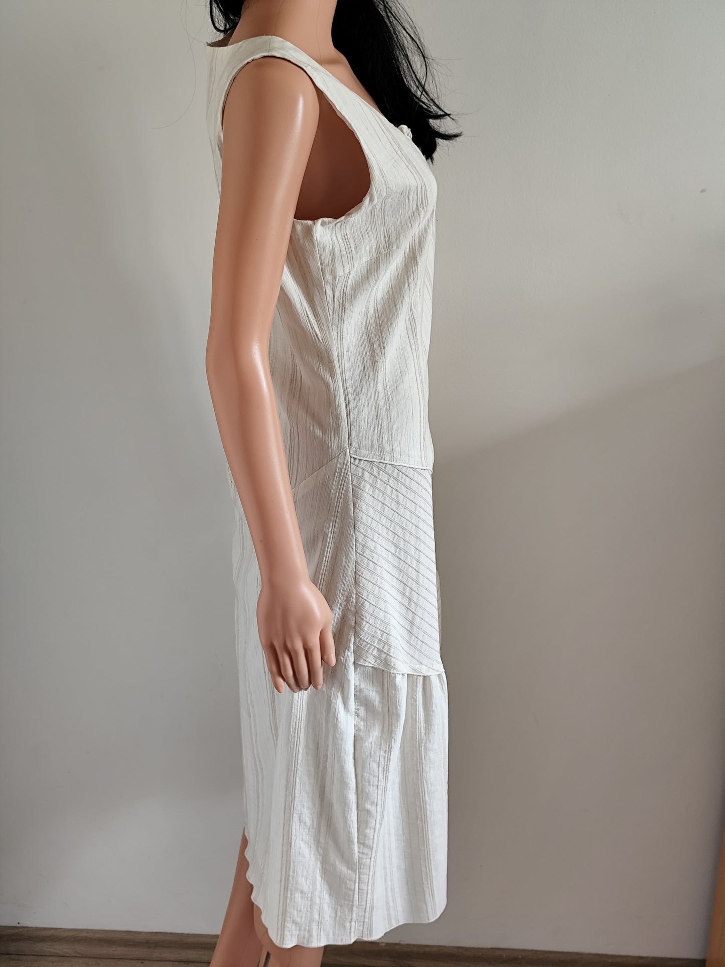 Robe longue en coton et lin – Armand Thiery Affinités – Taille 42