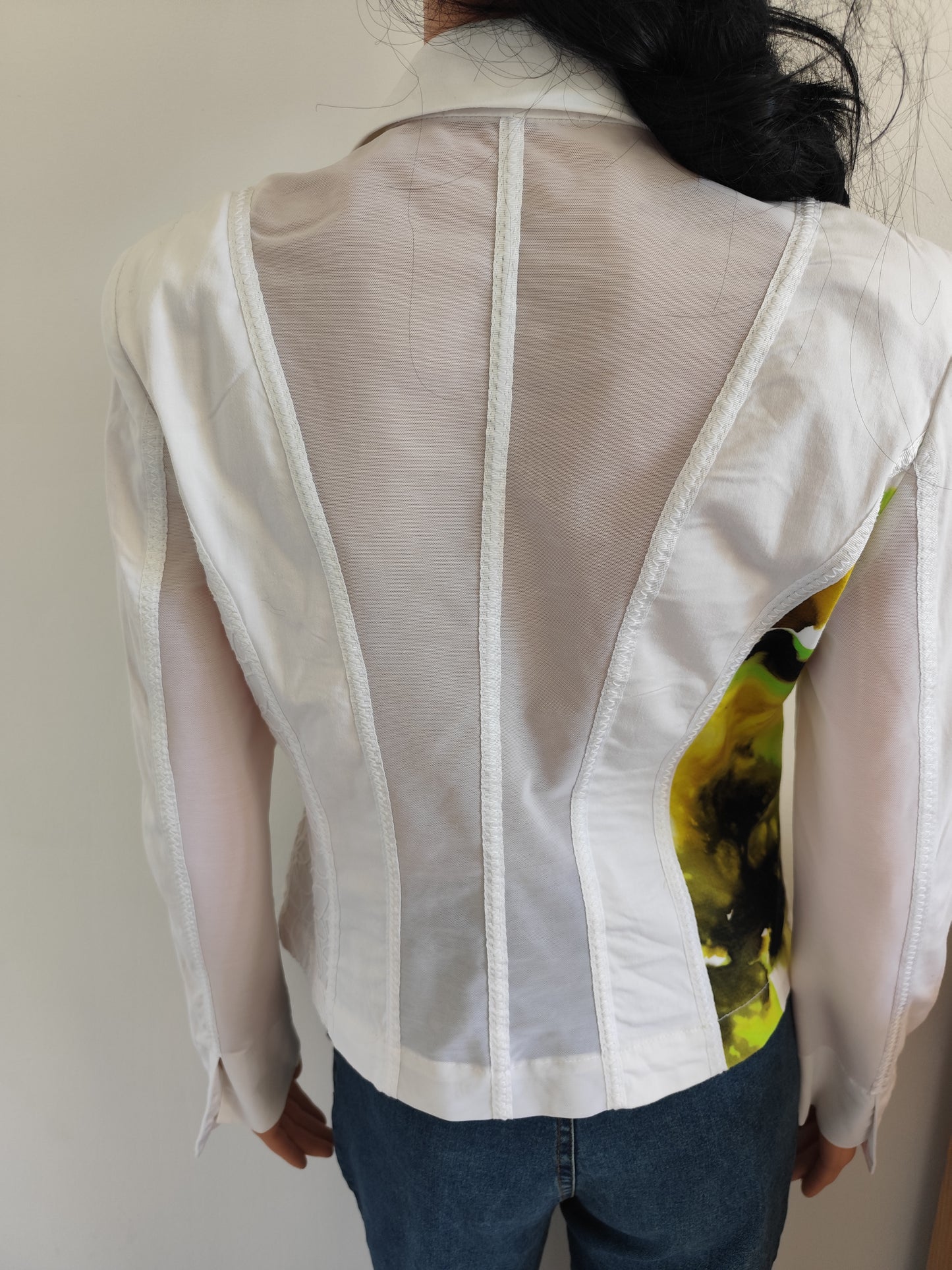 Chemisier vintage Fuego Woman – broderies appliquées & détails couture – T40