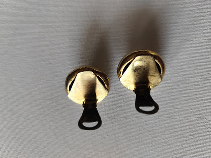 Boucles d'Oreilles Clip Vintage dorées  – Élégance Rétro