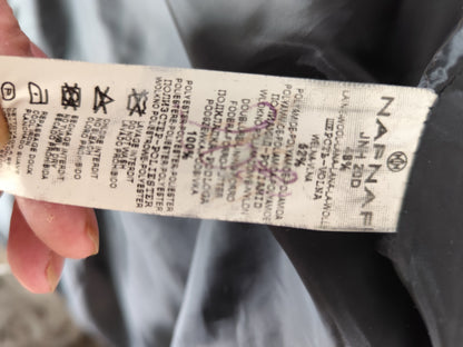 Manteau noir texturé à col structuré– Naf naf – Taille 38