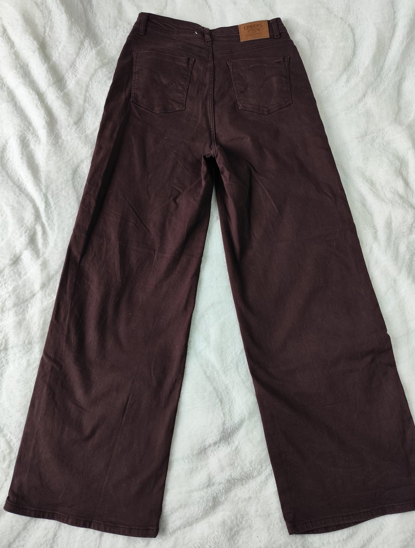 Jean Creeks Y2K – Coupe Extra Large & Longue – Chocolat Vintage  - Taille 40