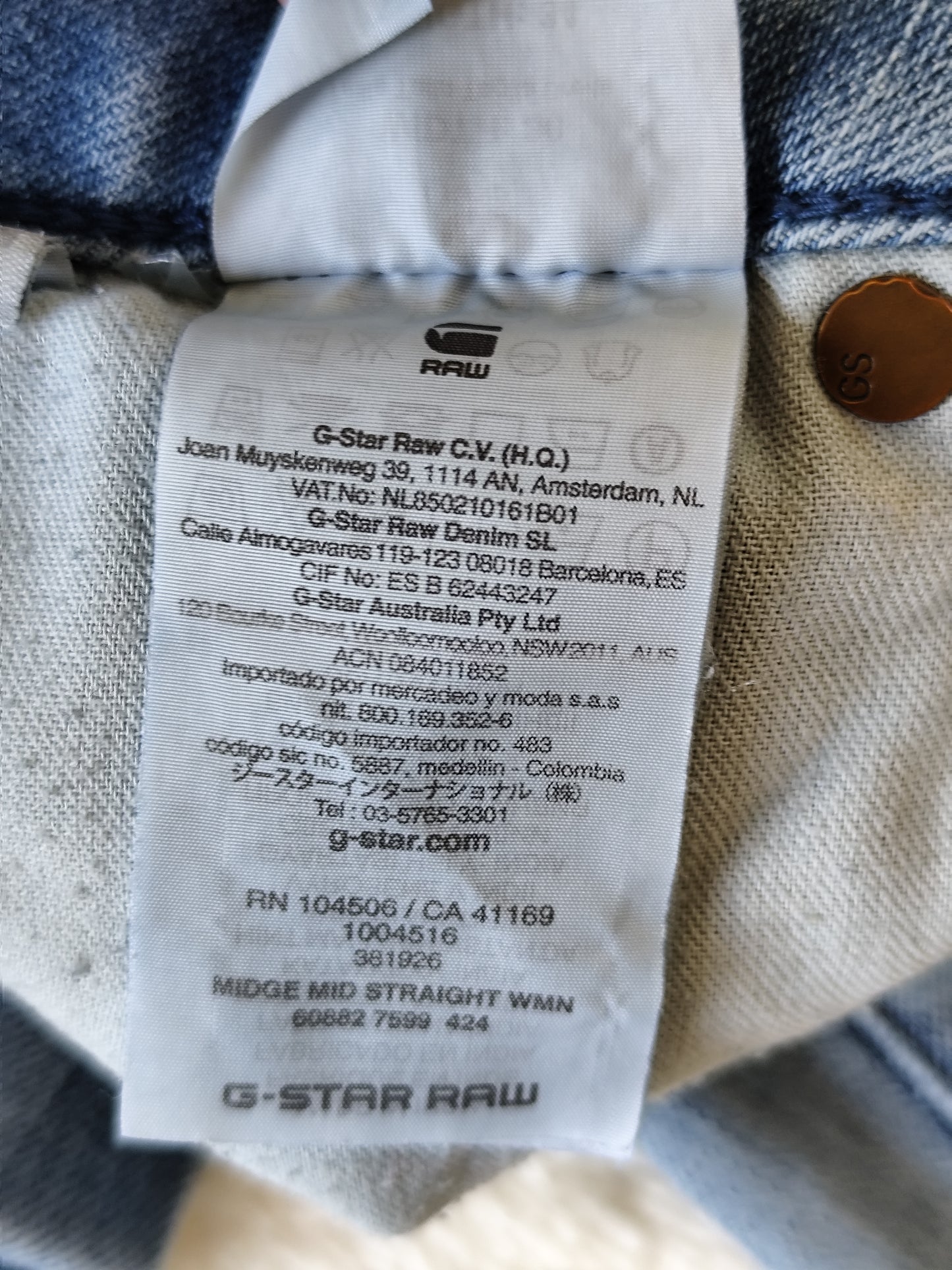 👖 Jean Homme G-Star – Confort et Style Authentique - Taille 38/40 - US W31 L32