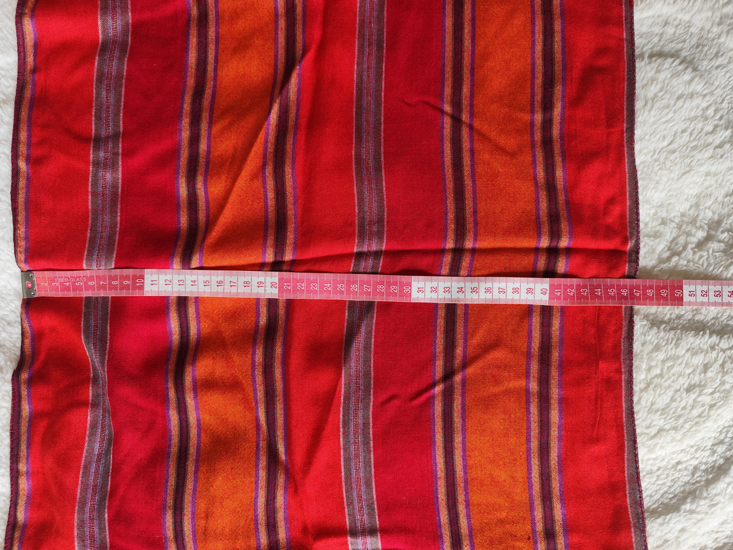 Écharpe tissée  multicolore – 170 × 47 cm