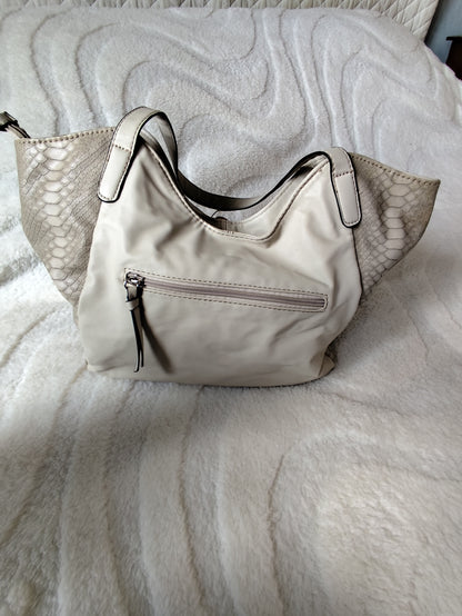 Sac cabas blanc écru à motifs colorés – Esprit bohème chic
