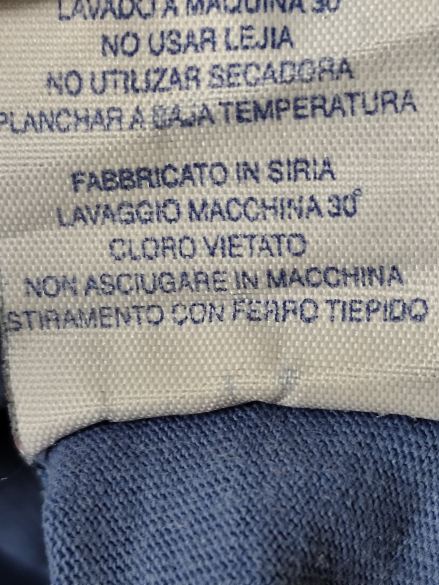 T-shirt vintage Spirit bleu cartoon – Taille M (oversize)