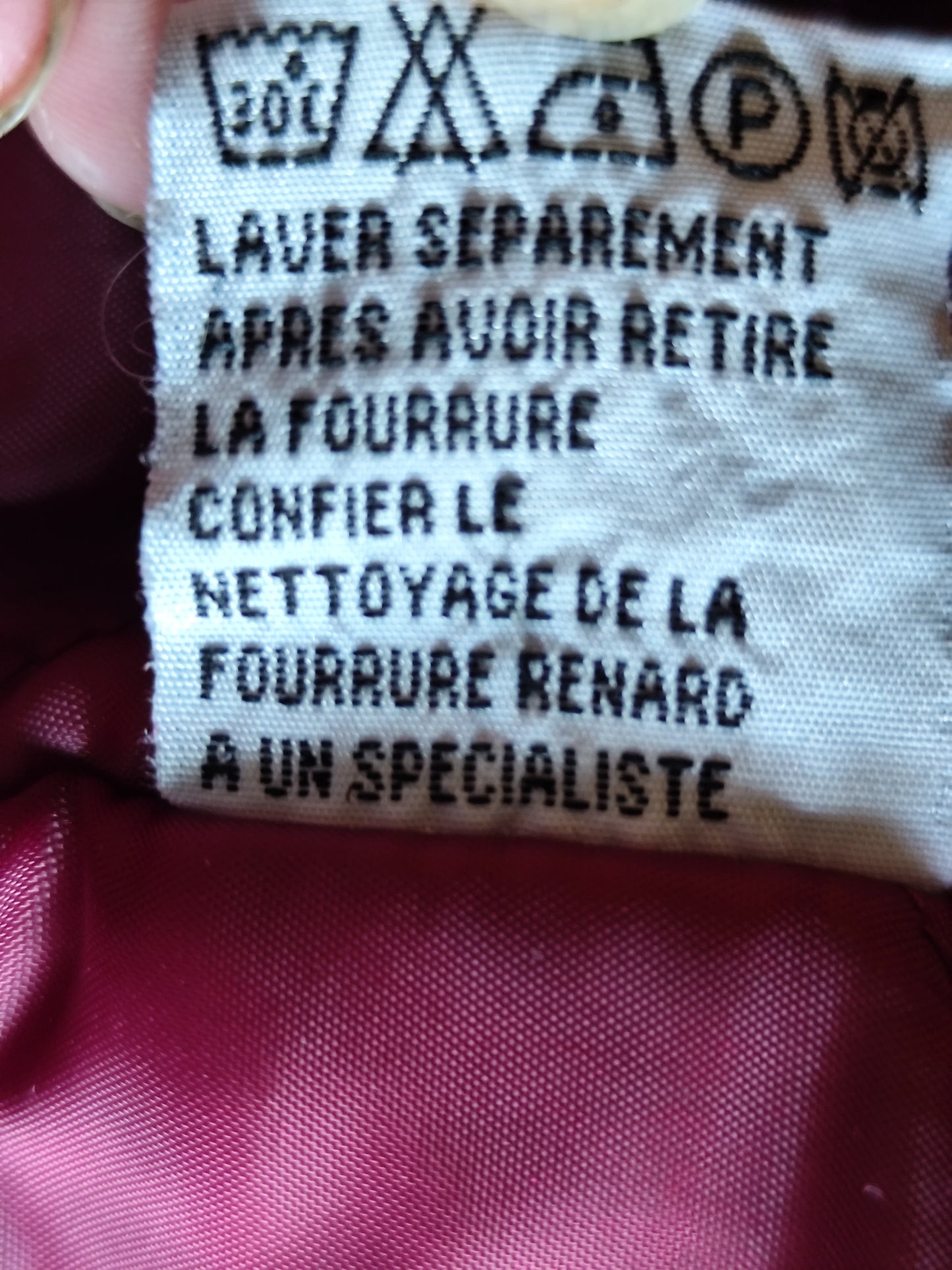 Parka bordeaux Un Jour Ailleurs – Taille 44