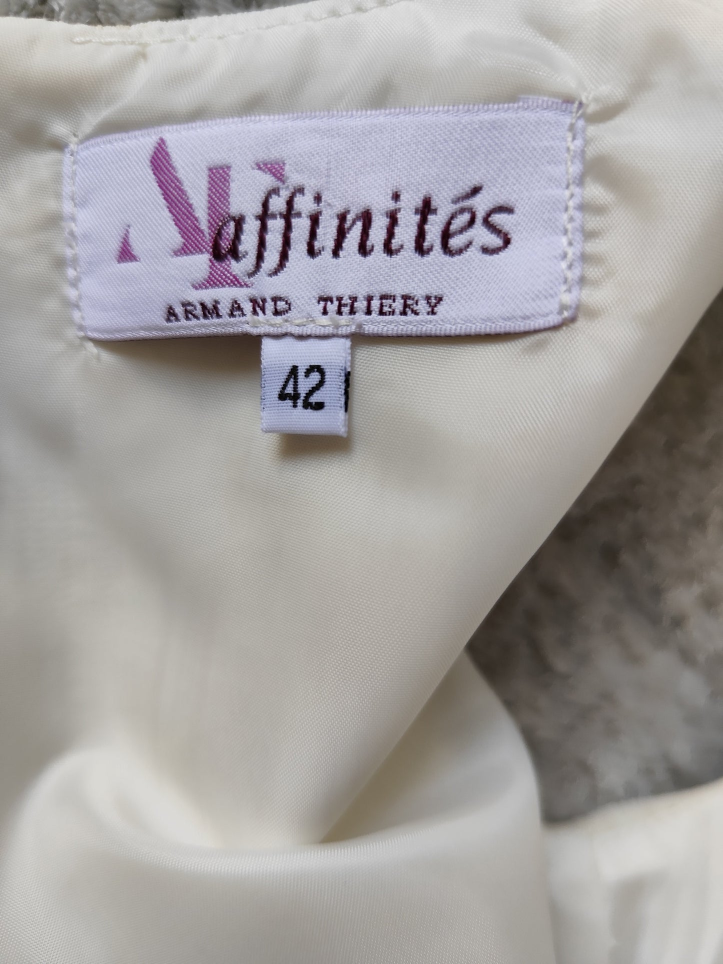 Robe longue en coton et lin – Armand Thiery Affinités – Taille 42