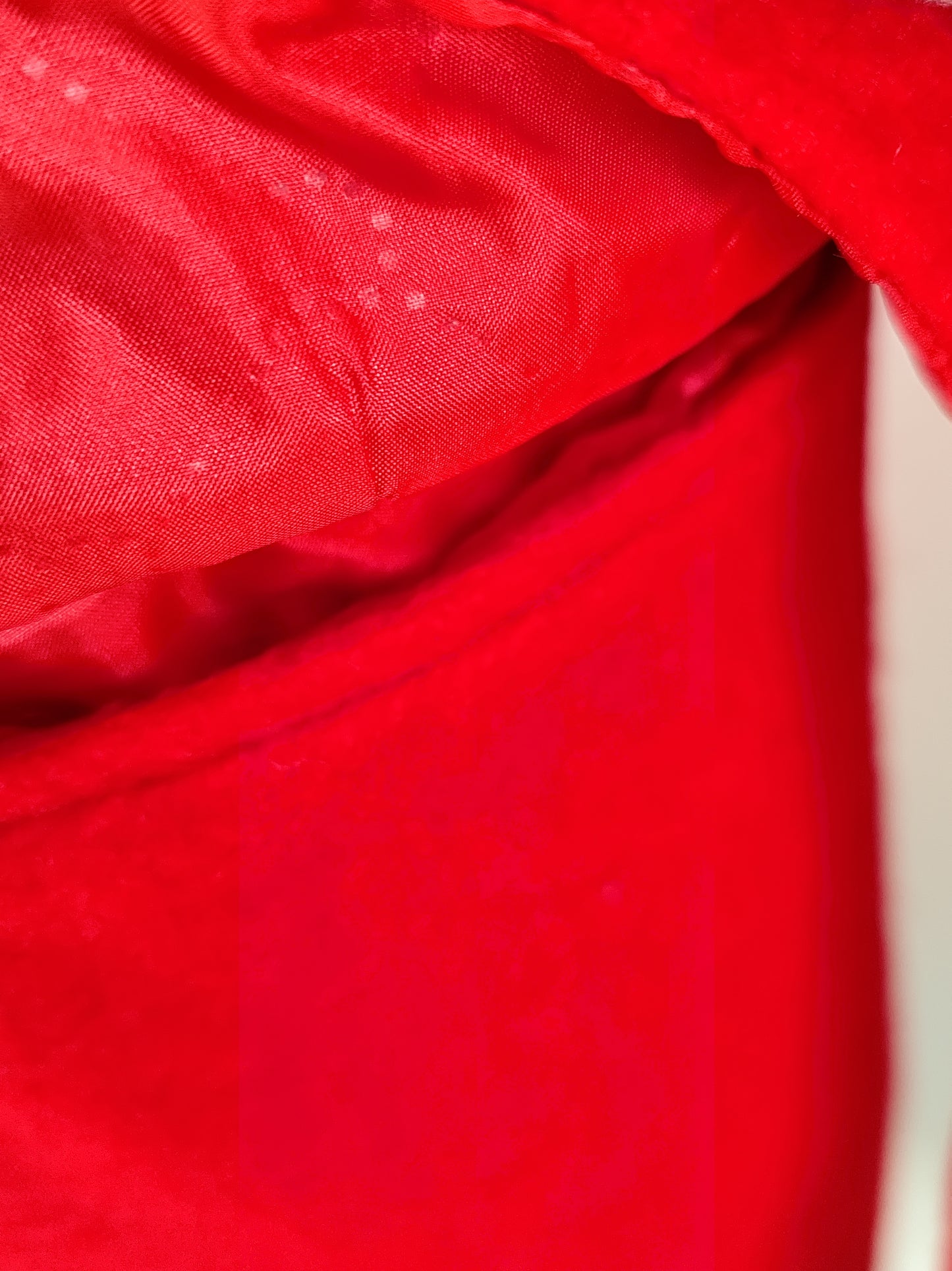 Manteau rouge vif – coupe droite, boutonnage croisé – 36/38