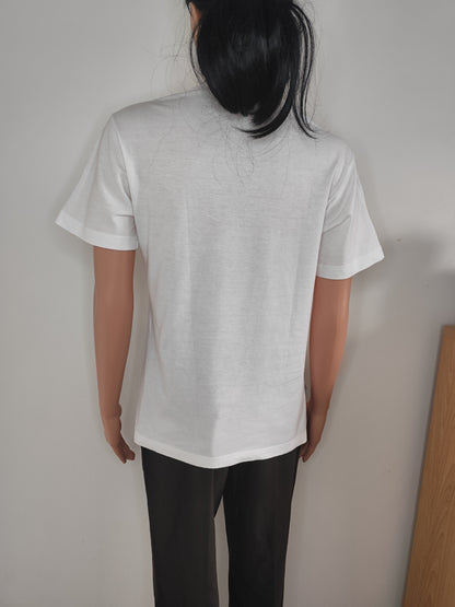 T-shirt Blanc Daxon – Élégance Minimaliste et Confort Absolu - Taille 38/40