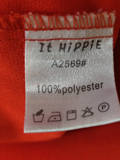 Robe rouge dos nu noué – It Hippie – taille S