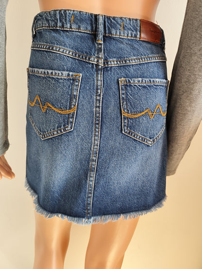 💙 Jupe en jean Pepe Jeans – Intemporelle & Tendance - Taille 36