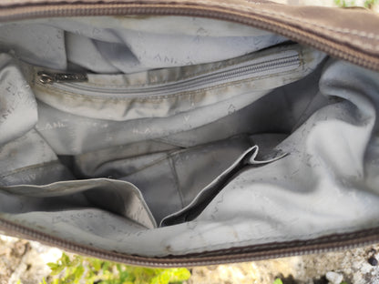 Sac baguette Lancaster Paris – Toile  Taupe