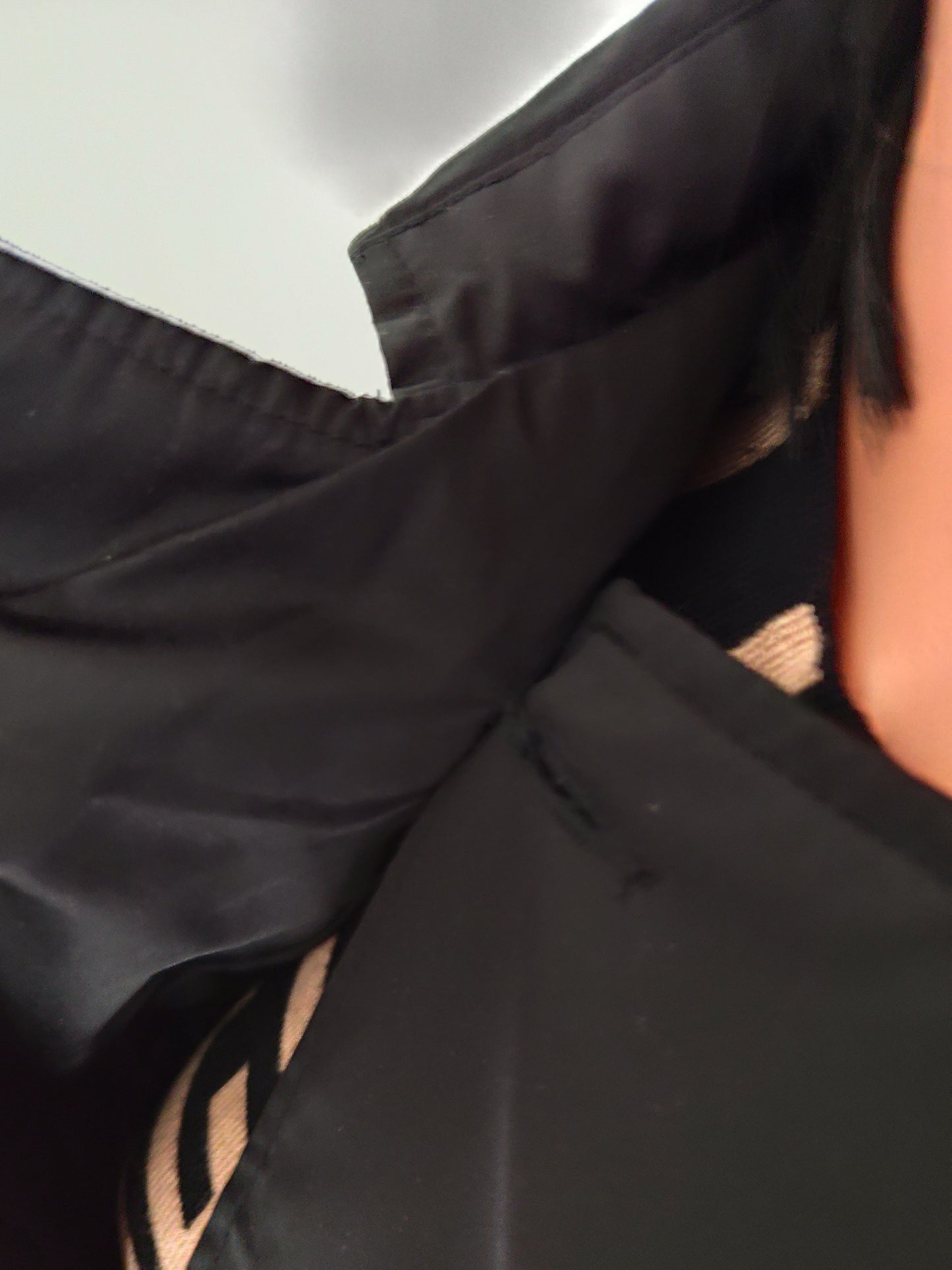 Trench noir satiné My Collection – Taille 36/38