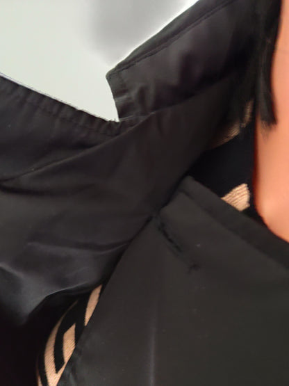 Trench noir satiné My Collection – Taille 36/38