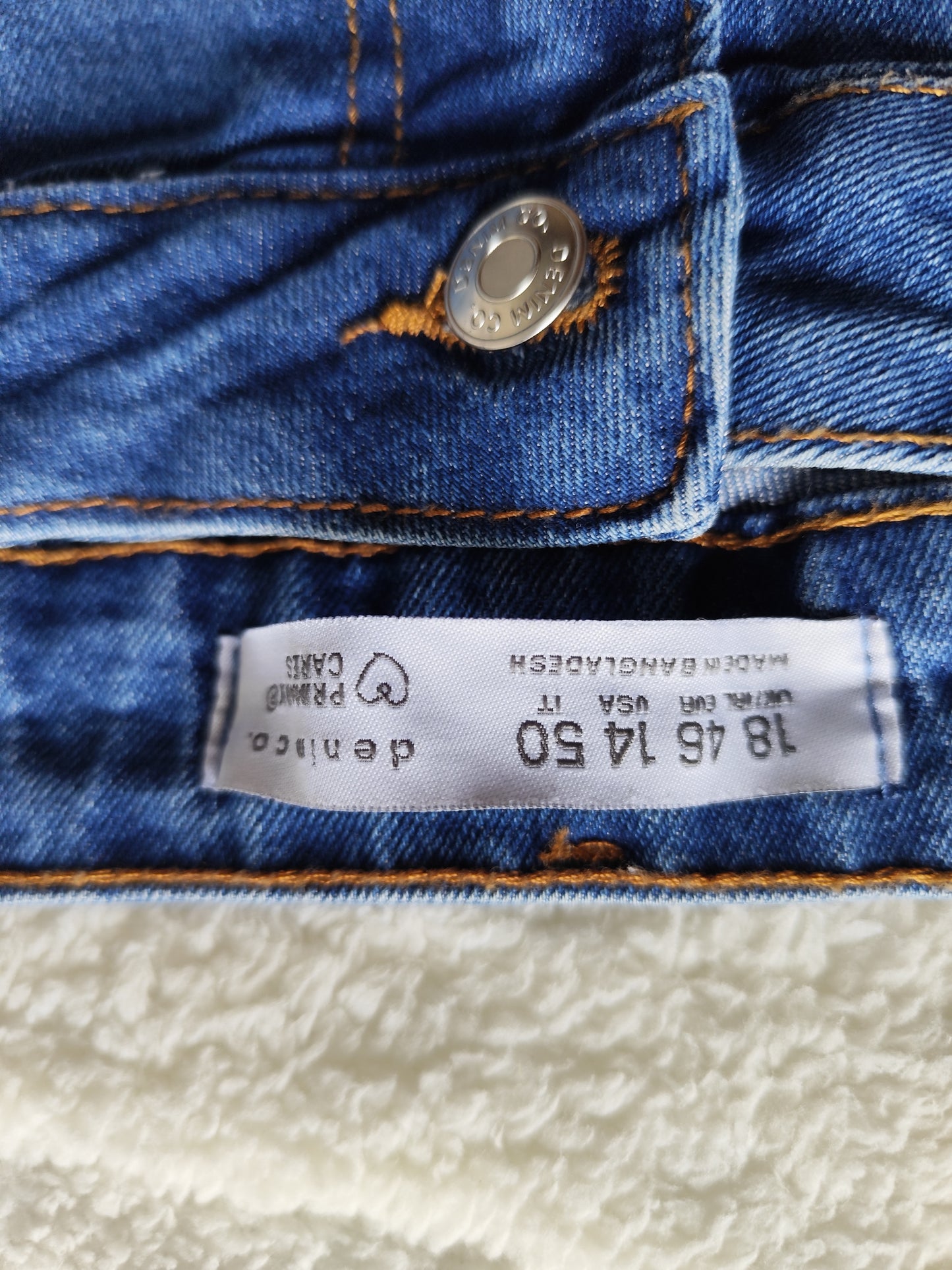 Short en jean Primark – Taille haute - T. 46